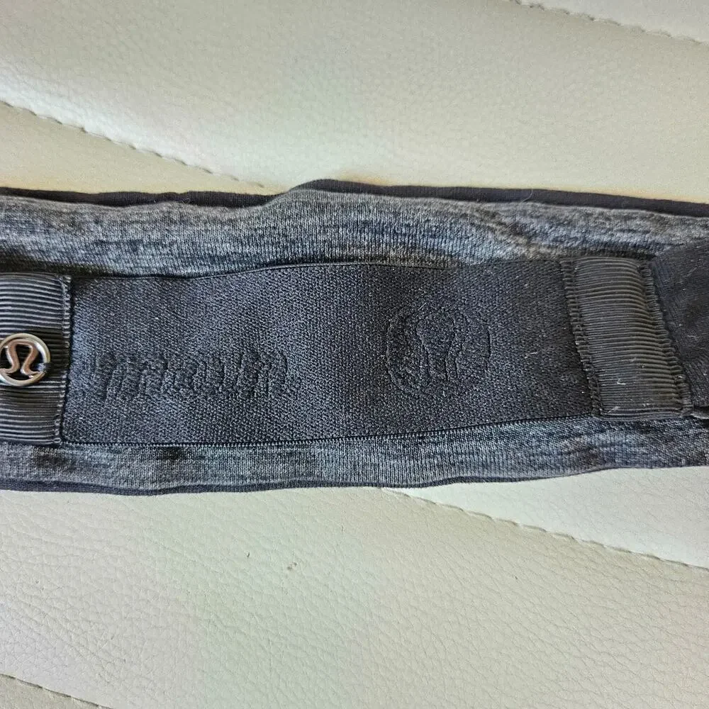 Lululemon Black Athletic Headband Fitness Accessory